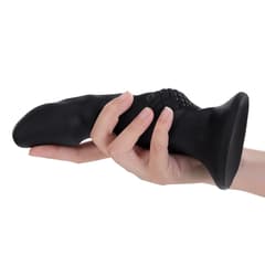 7.1 Inch Hands Free Black Dildo With Suction Cup