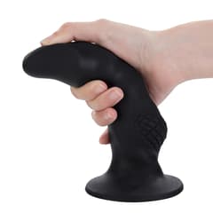 7.1 Inch Hands Free Black Dildo With Suction Cup