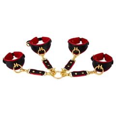 BDSM Cross Locking Whip 7 Piece Set