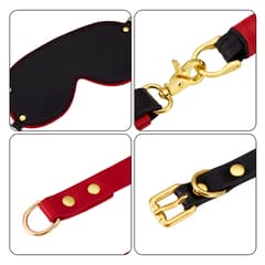 BDSM Cross Locking Whip 7 Piece Set