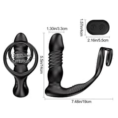 Remote prostate massager 9 insertion and vibration modes