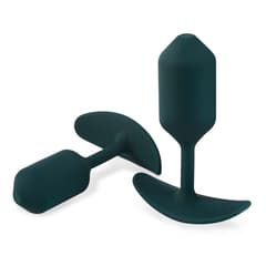 Torpedo Weighted Workout Silicone Rear Anal Plugs 3-Piece Set
