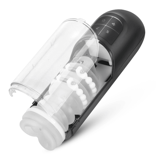 Electric Stretch-10 Stretch+7 Vibrating Stroking Waterproof Masturbator