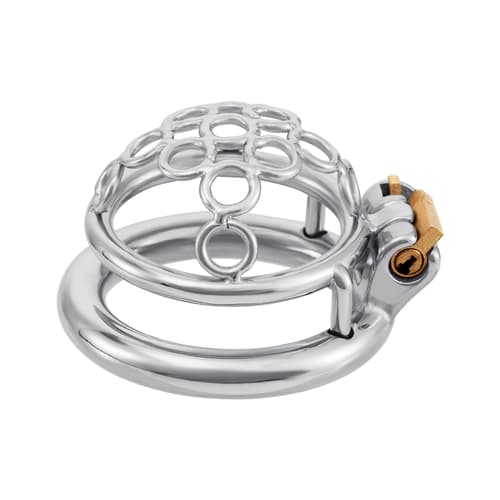 Little Cock - Skeleton Locking Sperm Ring with Circle and Triple Rings