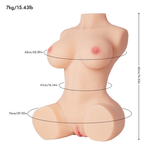 Jessie - 15.4LB 3D high simulation sex doll