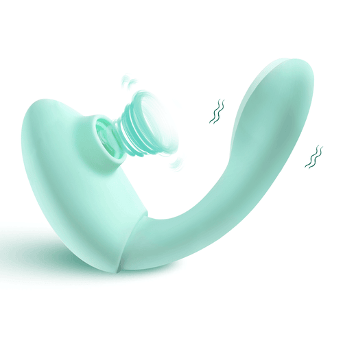 Spring - Silent Detachable 6 Sucking Thumper Tapping and 7 Vibrating Clitoral G-spot Vibrator