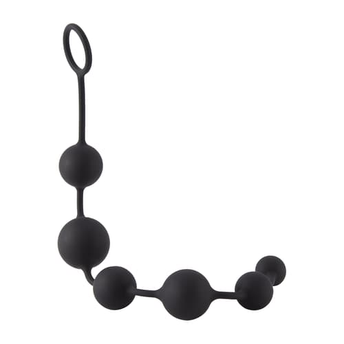Anal Beads - Plug Pull Beads With Safety Pull Ring