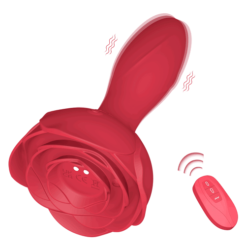 Rosa - 10 Frequency Inflatable Vibrating Anal Plug Prostate Massager
