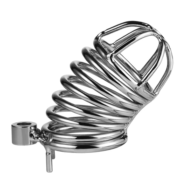 Metal Chasity Cage: Male Cock Chastity Cage