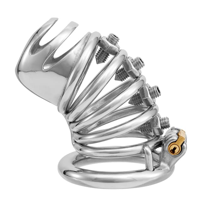 Fidelity - Penis Bondage Chastity Cage with Triple Rings