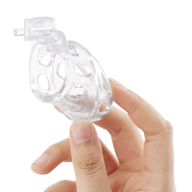 Chastity Breathable Cage with Open Movable Ring Design