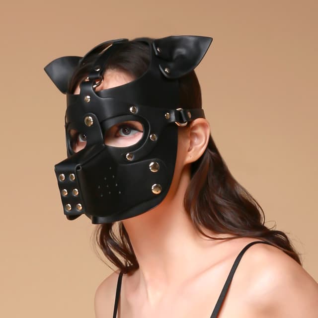SM Hundekopf Styled Bondage Maske