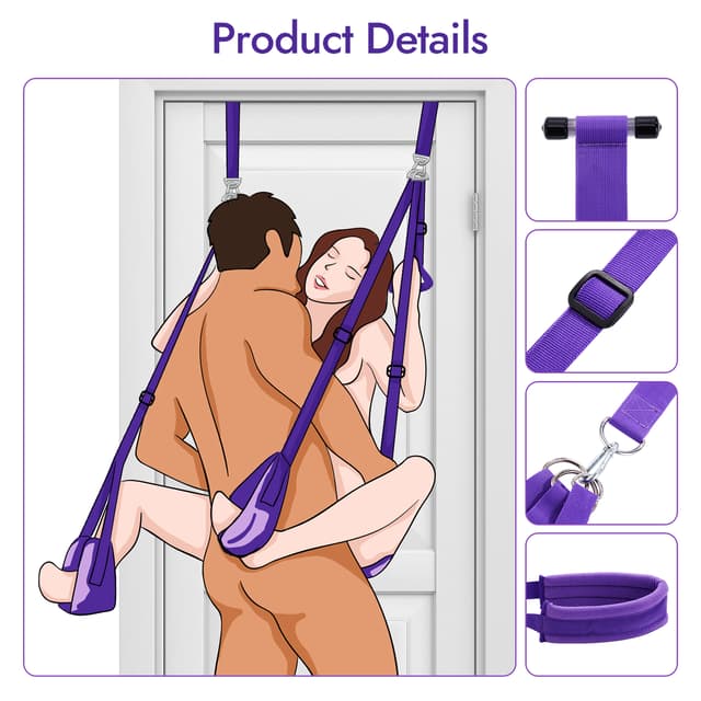 SM bondage bondage swing on the door