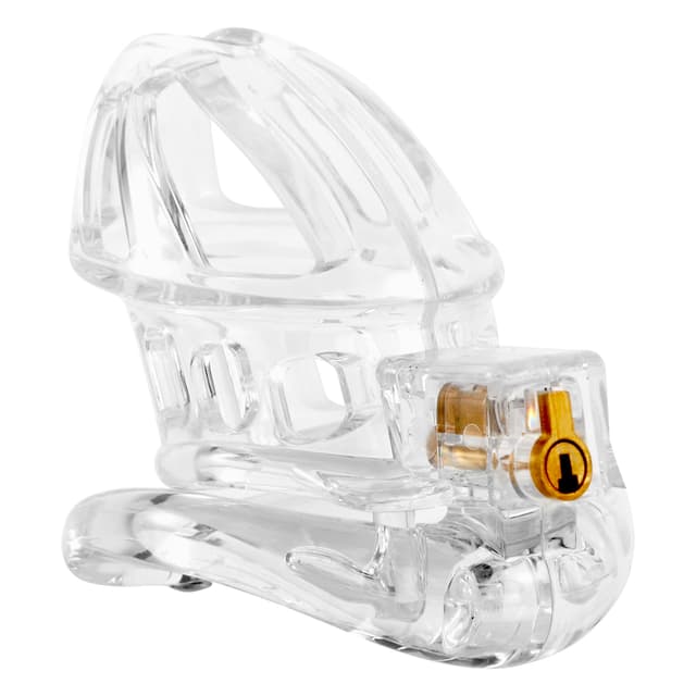 Open Movable Ring Design Chastity Breathable Cage CB Vertical Locks