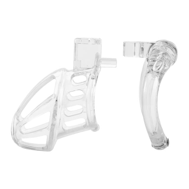 Open Movable Ring Design Chastity Breathable Cage CB Vertical Locks