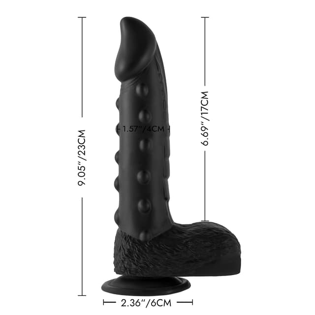 6.5 Inch Magnetic Anisotropic Retractable Swinging Vibrating Dildo