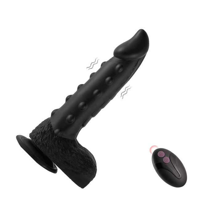 6.5 Inch Magnetic Anisotropic Retractable Swinging Vibrating Dildo