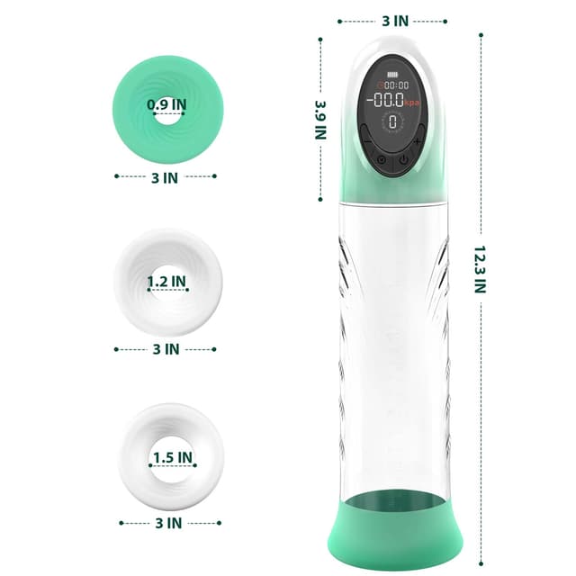 Electric Penis Pump - 4 Pressure Levels, 9 Suction Modes for Stronger Erections