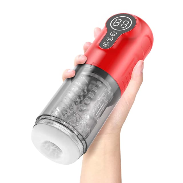 Hands Free Male Masturbator with 7 Thrusting, Rotating, Vibrating Modes for Men