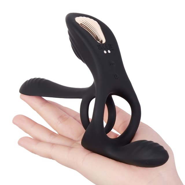 Utimi Vibrating 4-in-1 Penis Ring and Massager - 10 Modes