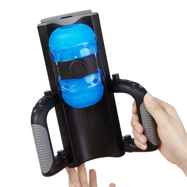 Dark Thunder - Hands-Free Male Masturbator with Adjustable Sleeve and 9 Thrusting Modes